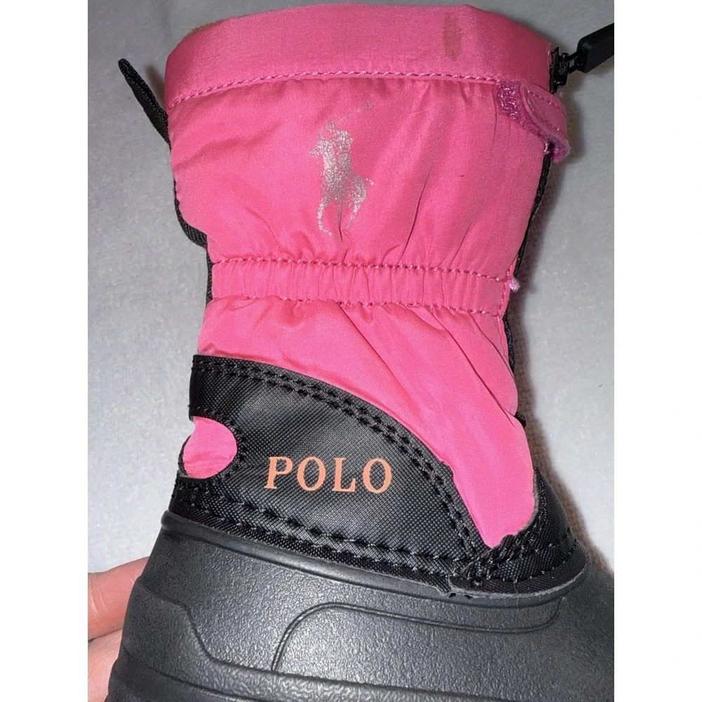 Polo Ralph Lauren Snow‎ Boots Girl Toddler Size 5 Pink